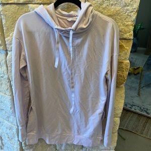 Athleta Pink Hooded Sweatshirt